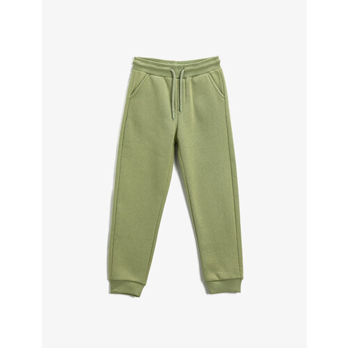 брюки джоггеры koton для мальчика, зеленые