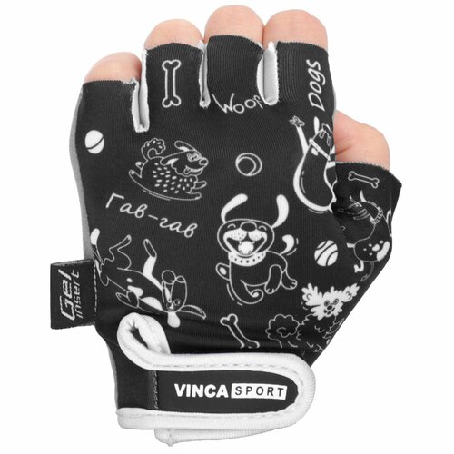 мужские перчатки vinca sport, черные