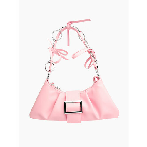 женская сумка через плечо lera nena, розовая