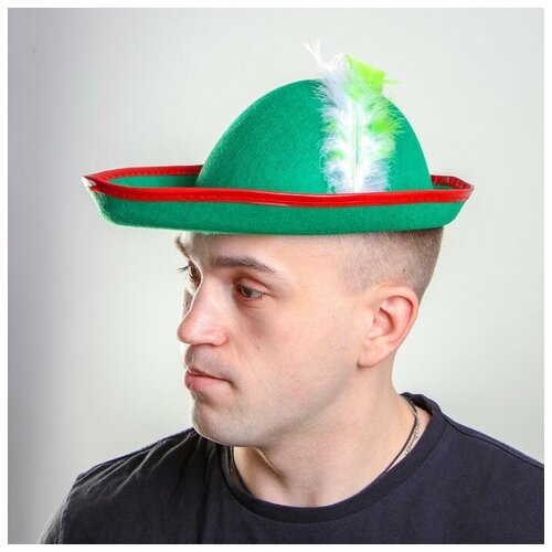 женская шляпа страна карнавалия, зеленая