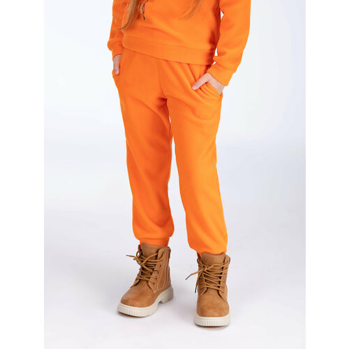 классические брюки mixfix для девочки, оранжевые