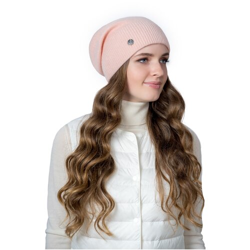 женская шапка-бини landre, розовая