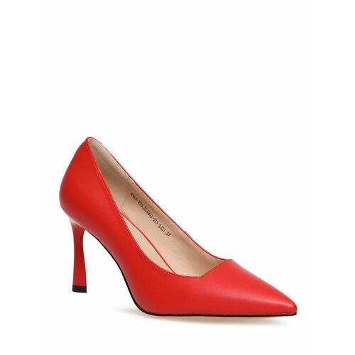 женские туфли-лодочки el tempo, красные