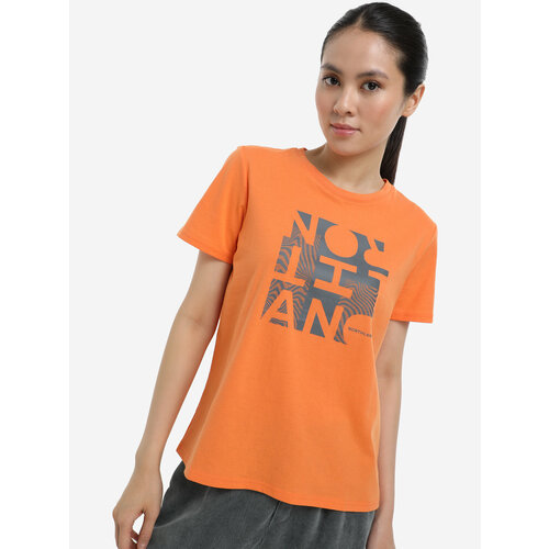 женская футболка northland professional, оранжевая
