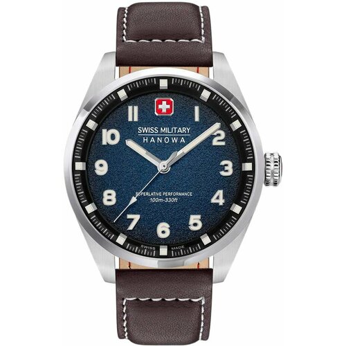 мужские часы swiss military hanowa, синие