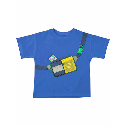 футболка mayoral для мальчика, синяя