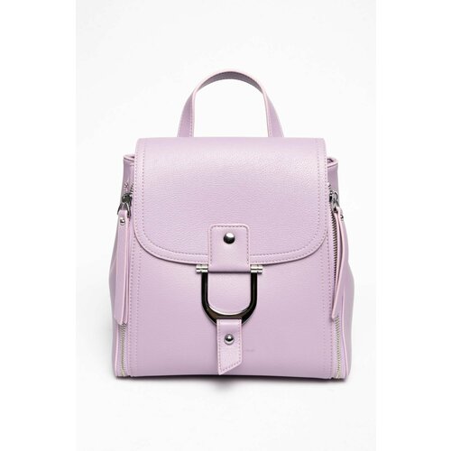 женский кожаные рюкзак ludor, фиолетовый