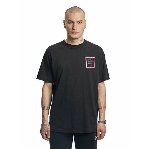 мужская футболка с круглым вырезом outhere, черная
