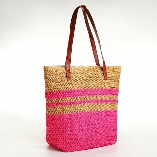 женская пляжные сумка товары для дома, розовая