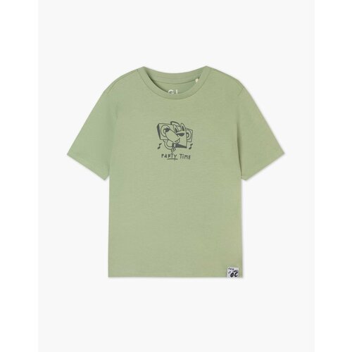 футболка gloria jeans для мальчика, зеленая