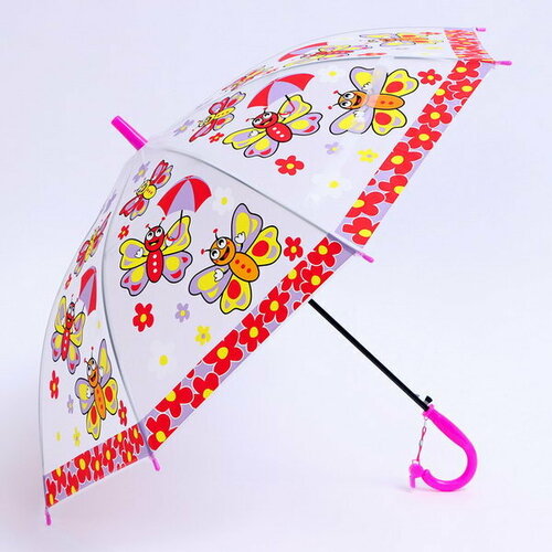 зонт сима-ленд для девочки, красный