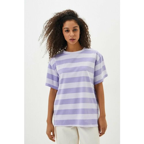 женская футболка baon, фиолетовая