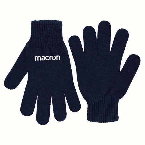 мужские вязаные перчатки macron, синие