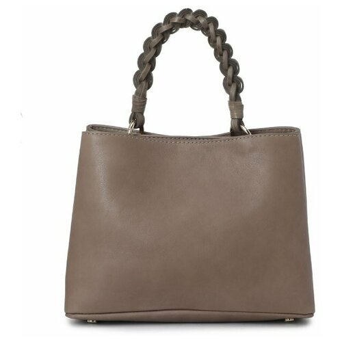 женская кожаные сумка officine creative, коричневая