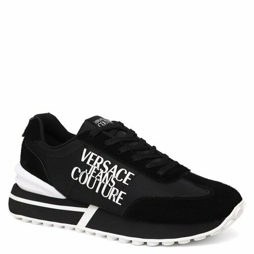 мужские кроссовки versace, черные