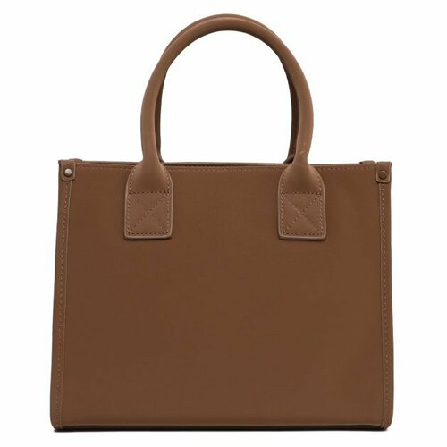 женская кожаные сумка tendance, коричневая