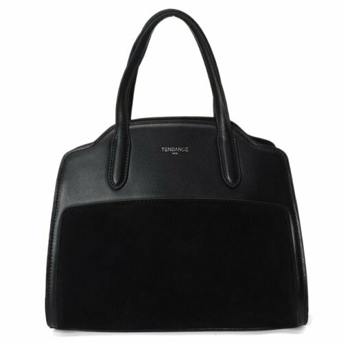женская кожаные сумка tendance, черная