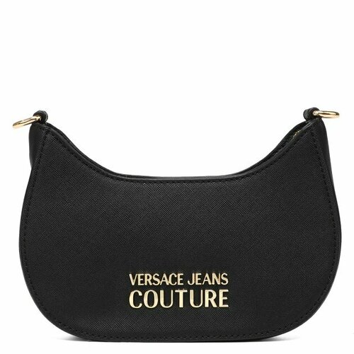 женская сумка через плечо versace, черная