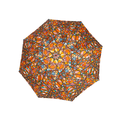 женский зонт-трости zest, оранжевый