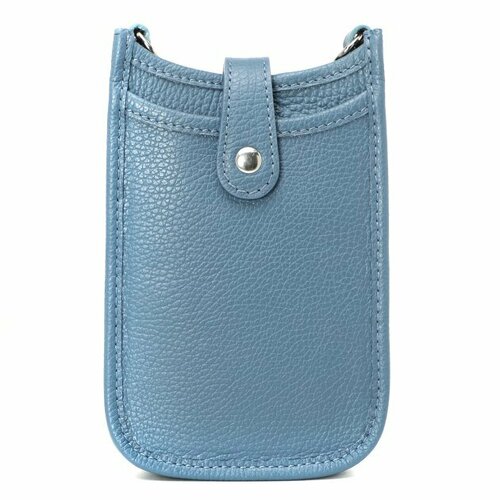 женская кожаные сумка diva’s bag, голубая