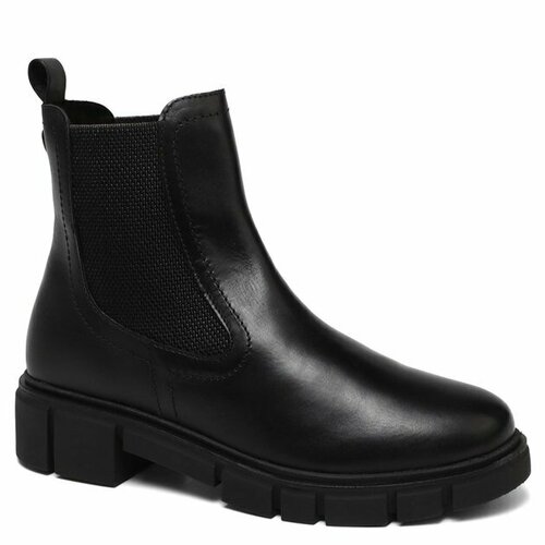 женские ботинки-челси marco tozzi, черные