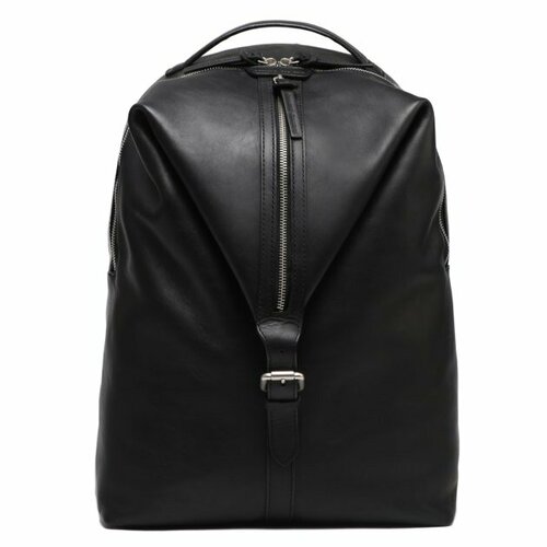 мужской кожаные рюкзак officine creative, черный