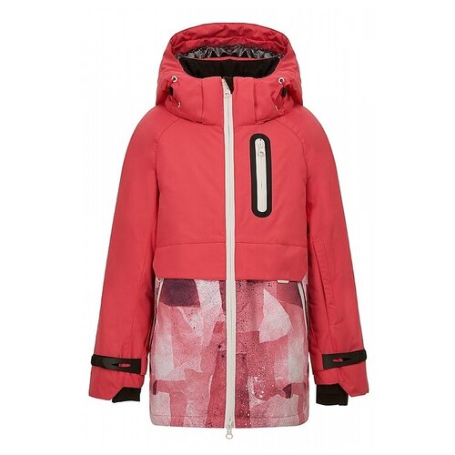 куртка oldos для девочки, розовая