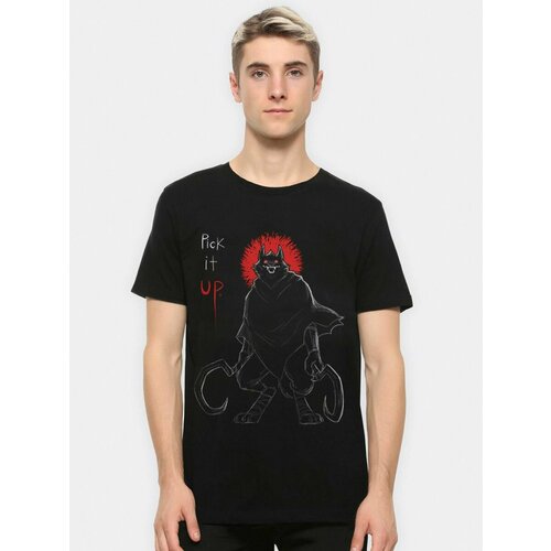 мужская футболка с принтом dreamshirts studio, черная