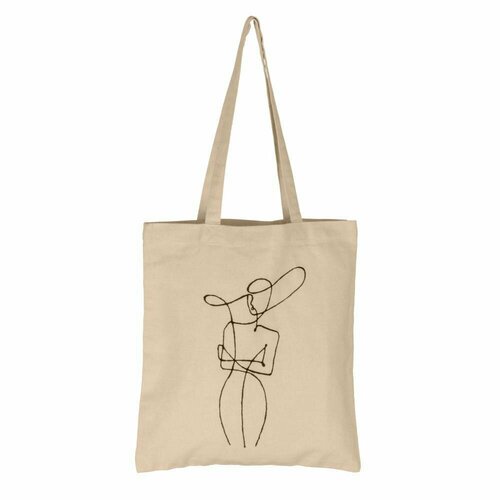 женская сумка-шоперы eglo, бежевая