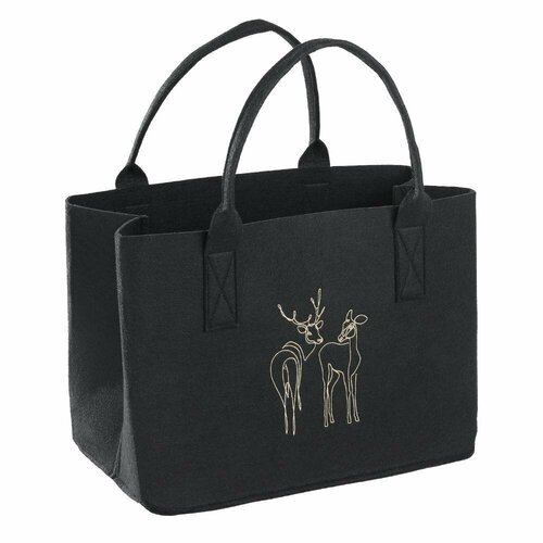 женская сумка-шоперы eglo, черная