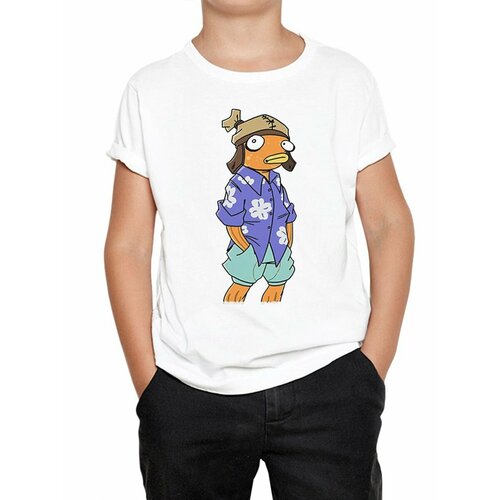 футболка с принтом dreamshirts studio для мальчика, белая