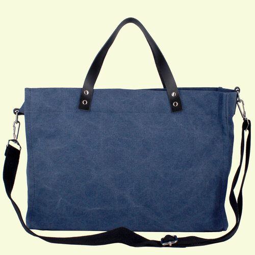 мужская кожаные сумка s.lavia, синяя