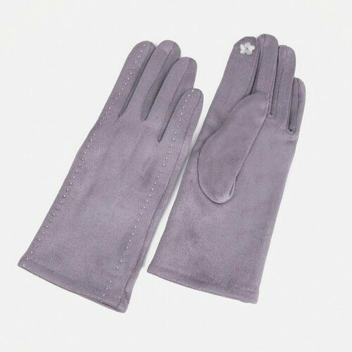 женские перчатки made in china, серые