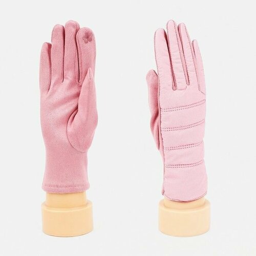 женские перчатки made in china, розовые