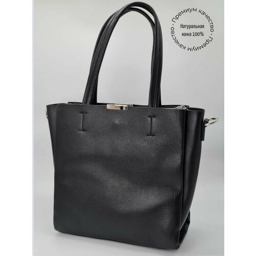 женская сумка-шоперы tori&shop, черная