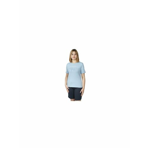 женская футболка с коротким рукавом alfa collection, голубая