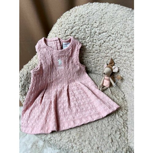 платье мини u.s. polo assn для девочки, розовое