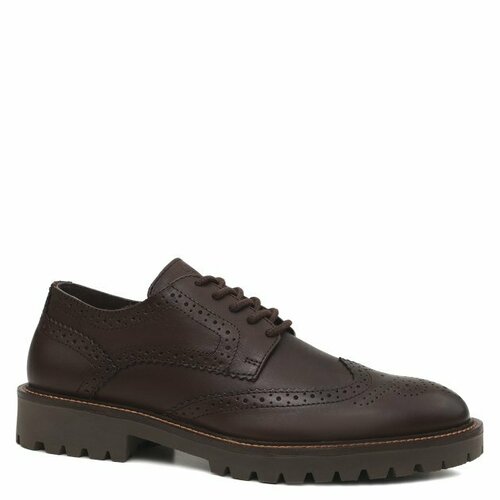 мужские ботинки-дерби marco tozzi, коричневые