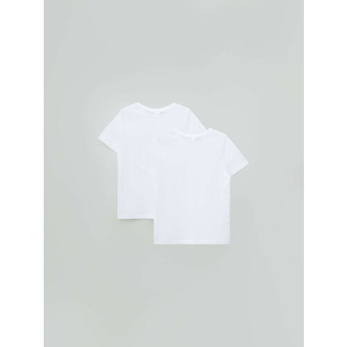 футболка с коротким рукавом sela для девочки, белая