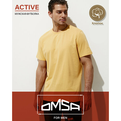 мужская футболка с коротким рукавом omsa