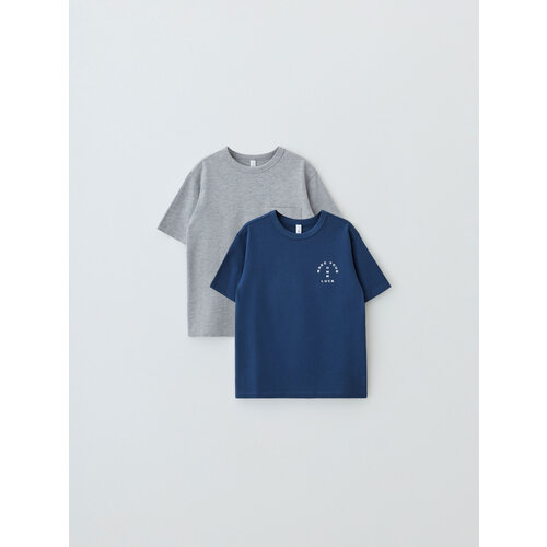 футболка с коротким рукавом sela для мальчика, синяя