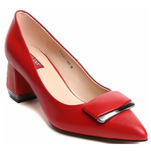 женские туфли-лодочки milana, красные