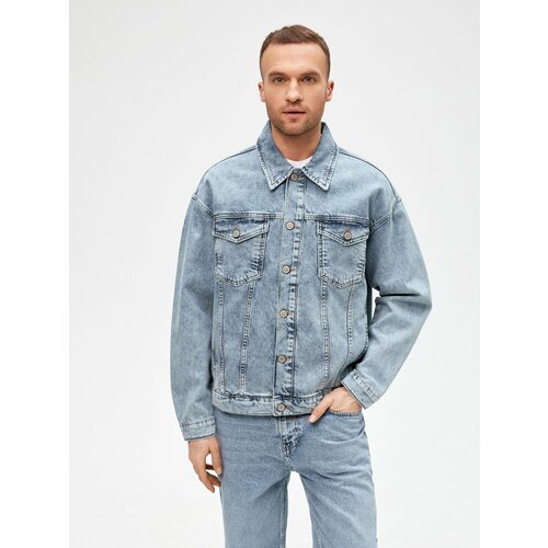 мужская джинсовые куртка concept club, голубая