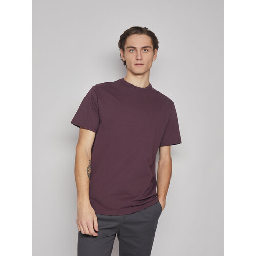 мужская футболка с коротким рукавом zolla, фиолетовая
