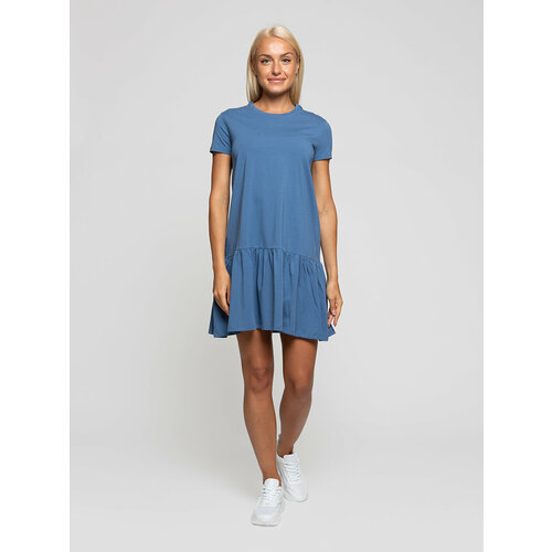 женское платье-футболки lunarable, голубое