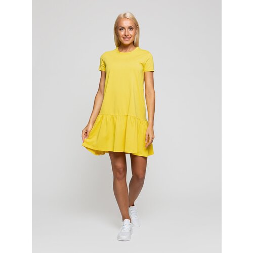 женское платье-футболки lunarable, желтое
