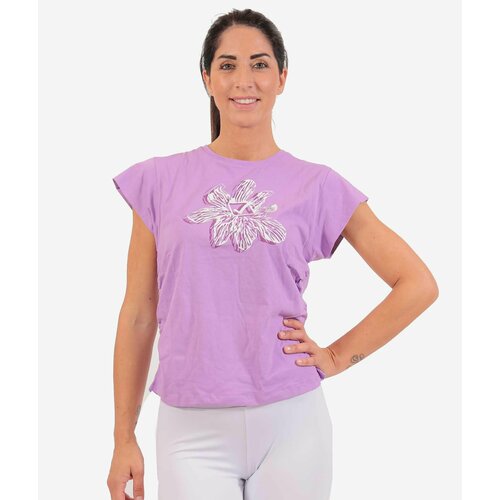 женская футболка givova, фиолетовая