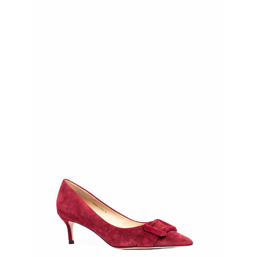 женские туфли-лодочки milana, бордовые
