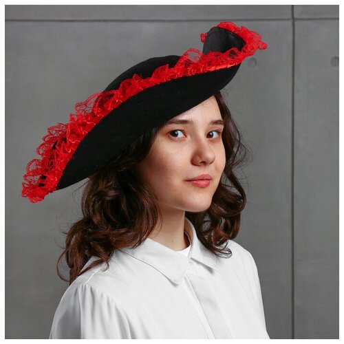 женская шляпа страна карнавалия, черная
