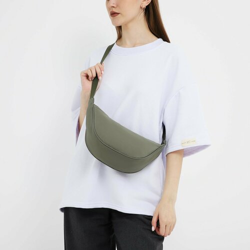 женская сумка через плечо nazamok, зеленая
